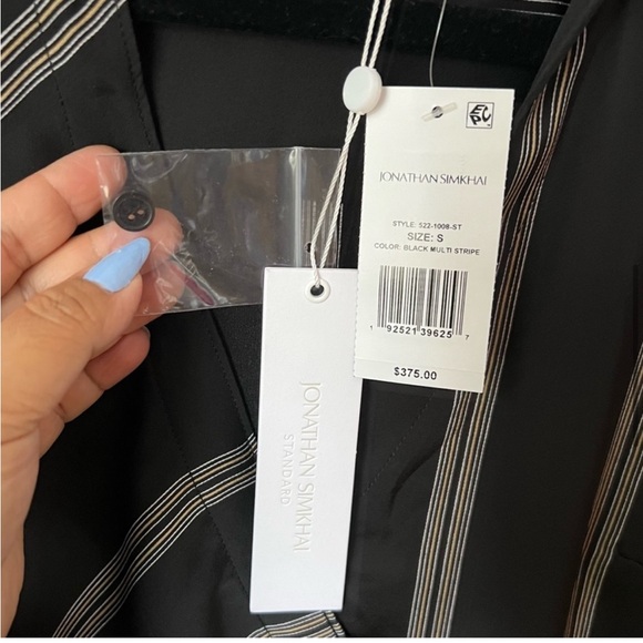 Jonathan Simkhai, Women's Bondi Pajama Stripe
Wrap Waist Mini Dress. Size:S. NWT - Picture 6 of 12